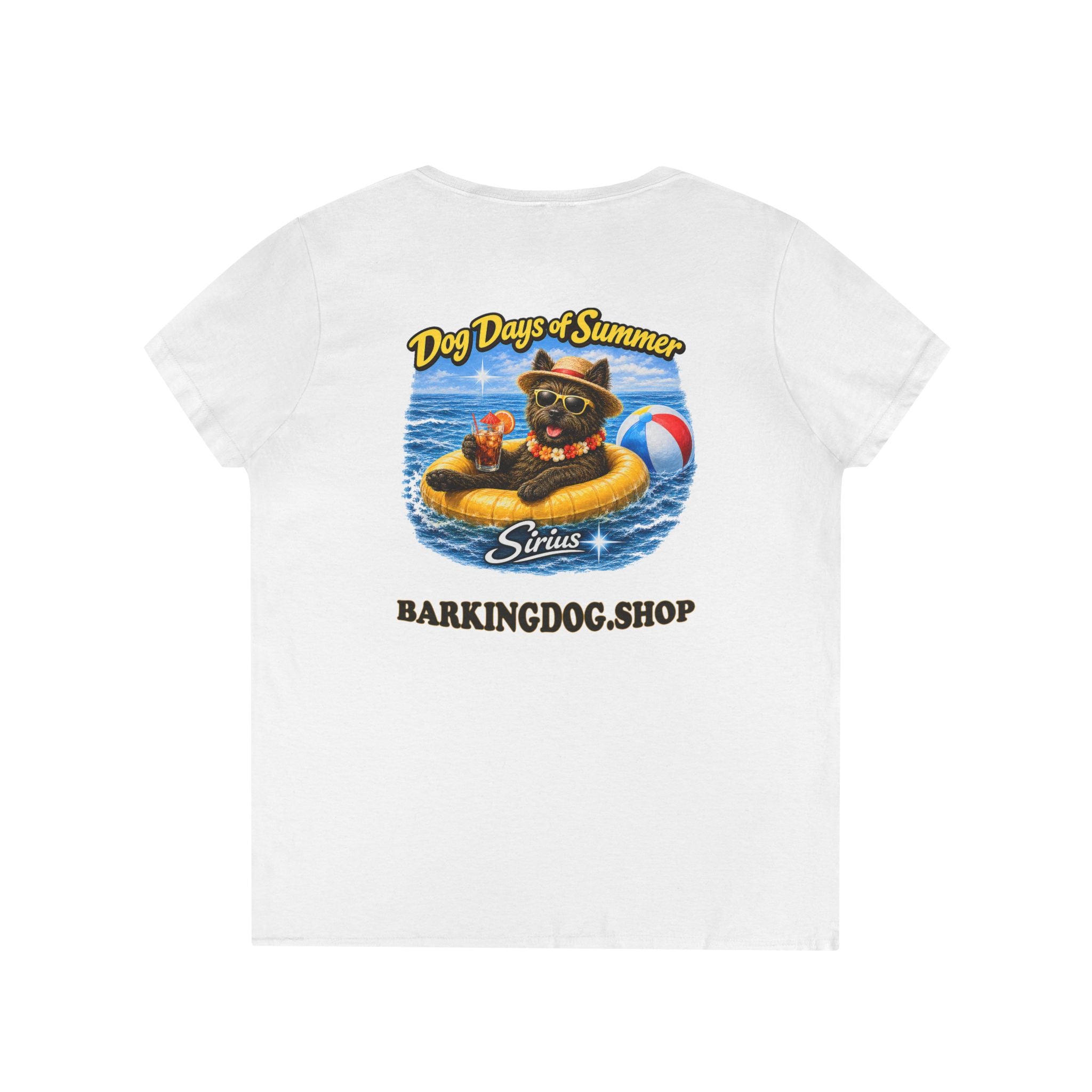 Cairn Terrier Dog Inner Tube T-Shirt Wag On™ Dog Days of Summer