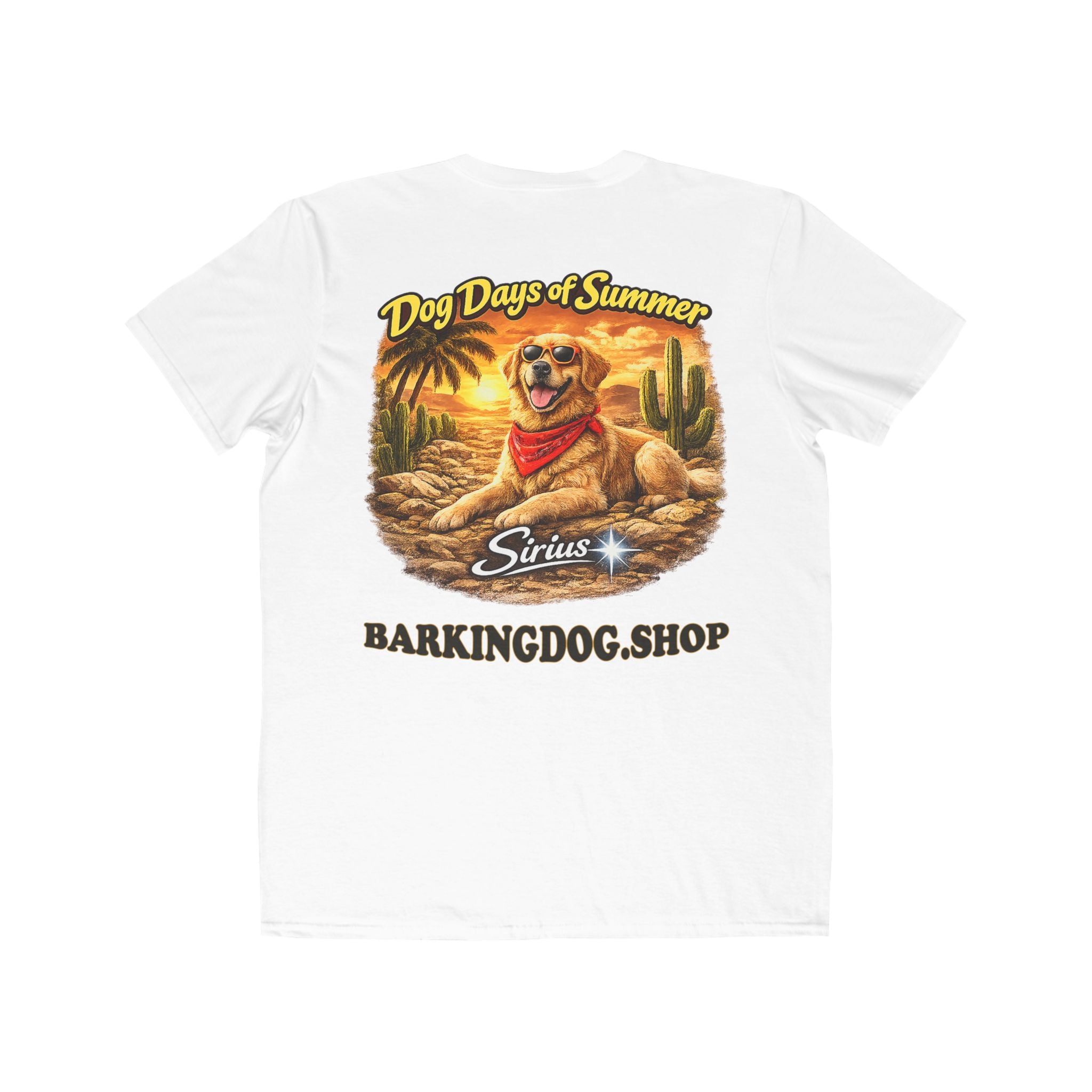 Golden Retriever Cactus T-Shirt Wag On™ Dog Days of Summer