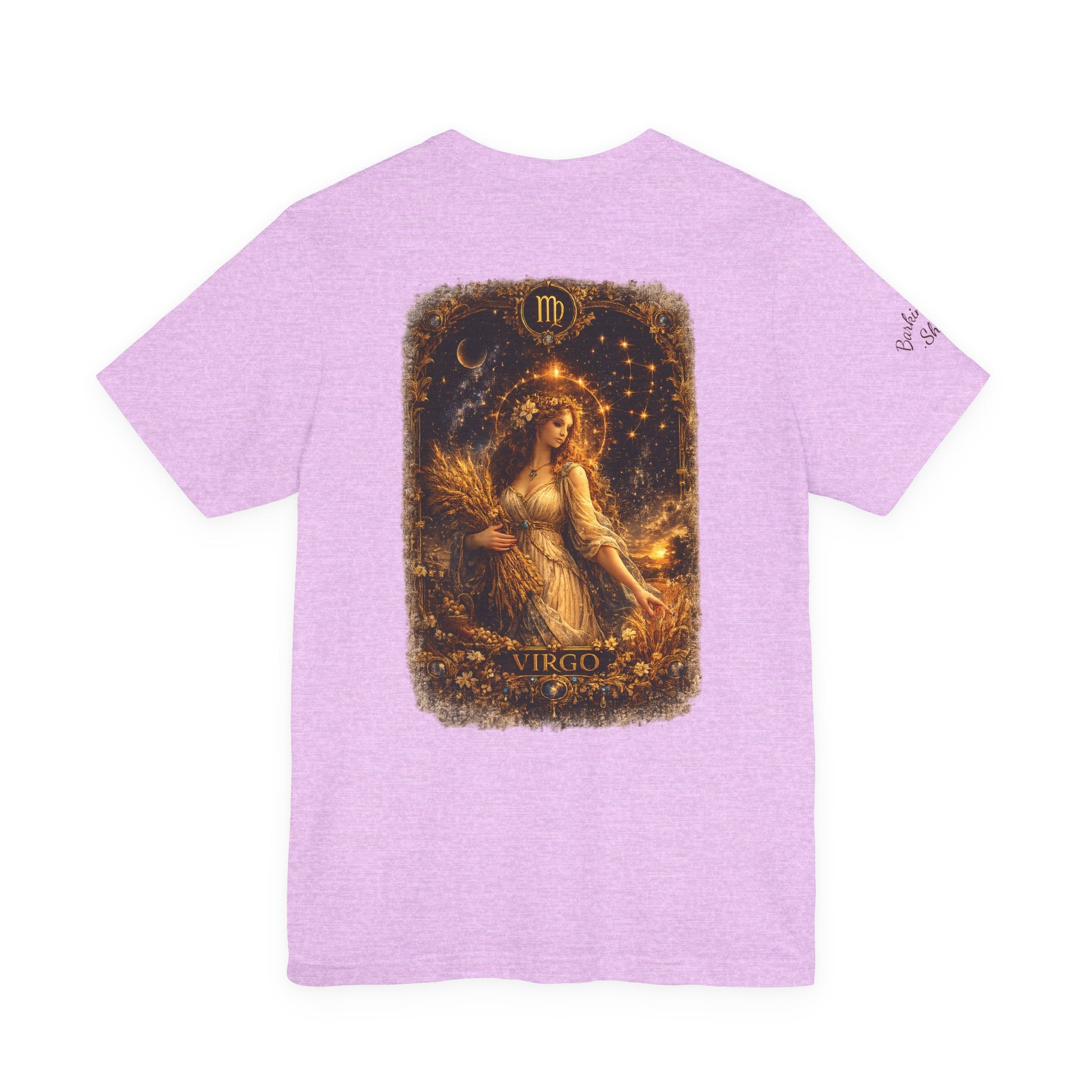 Virgo Zodiac Tee — Illustrated Virgo Goddess Astrology T-Shirt