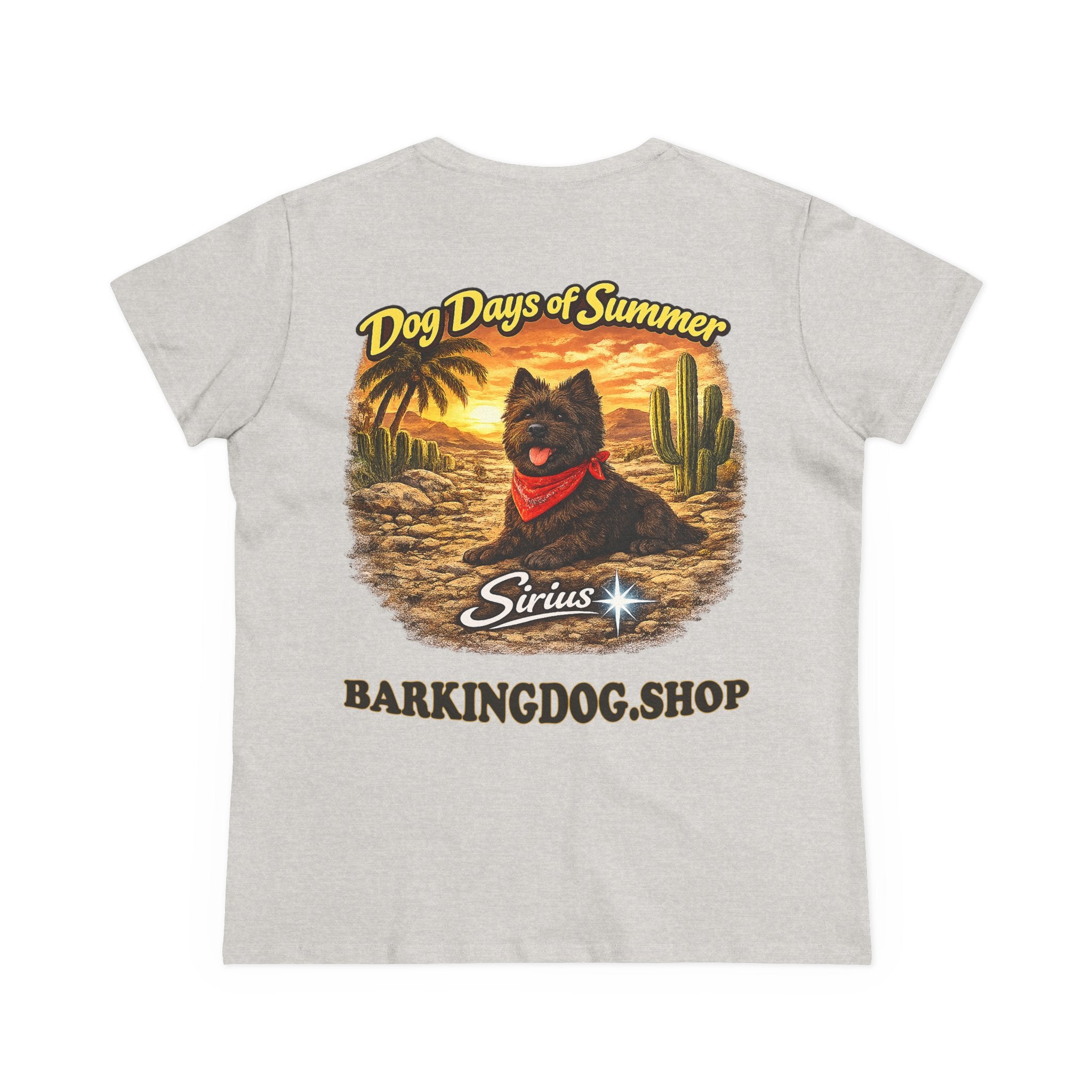 Cairn Terrier Dog Cactus T-Shirt Wag On™ Dog Days of Summer