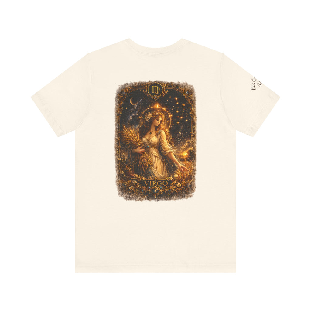 Virgo Zodiac Tee — Illustrated Virgo Goddess Astrology T-Shirt