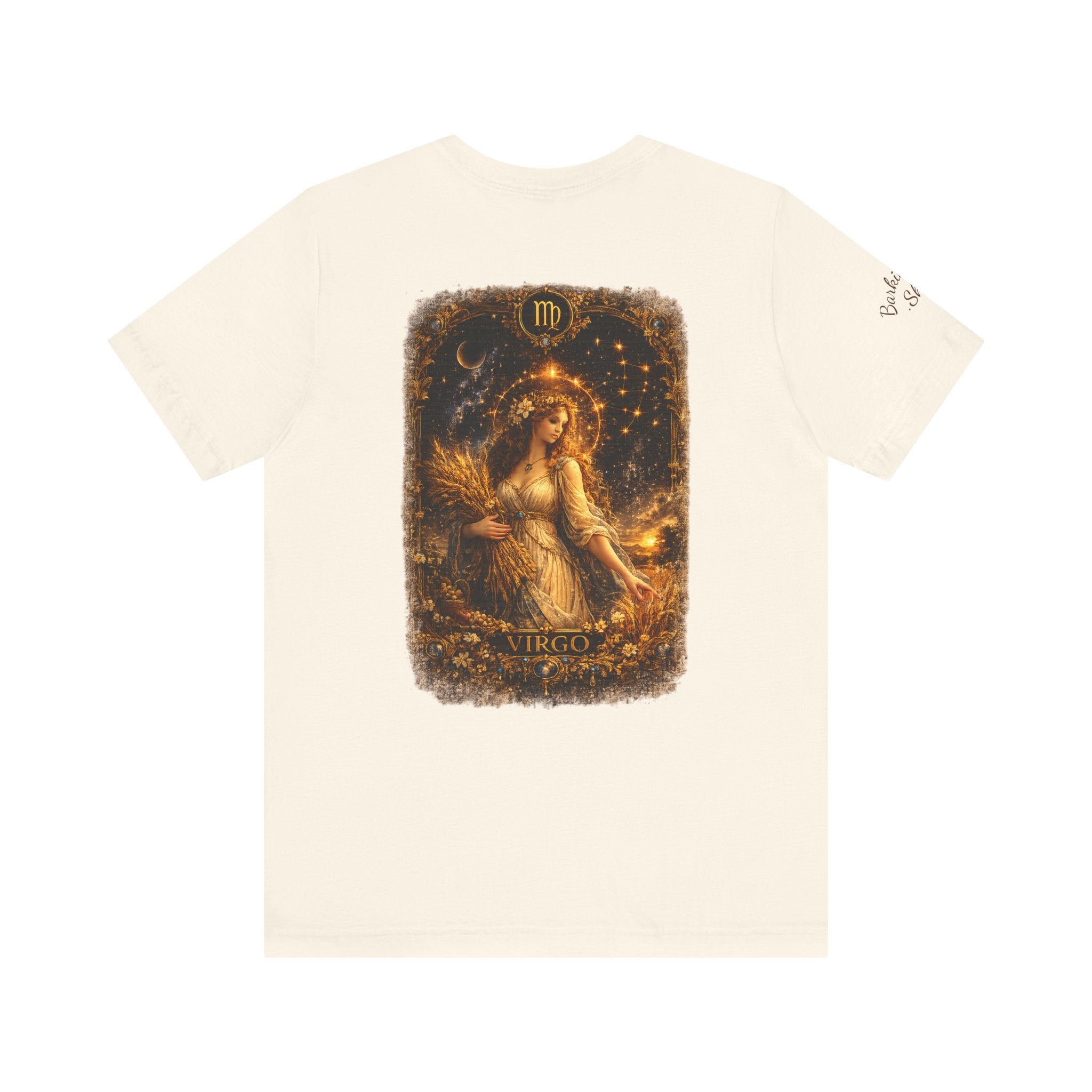 Virgo Zodiac Tee — Illustrated Virgo Goddess Astrology T-Shirt
