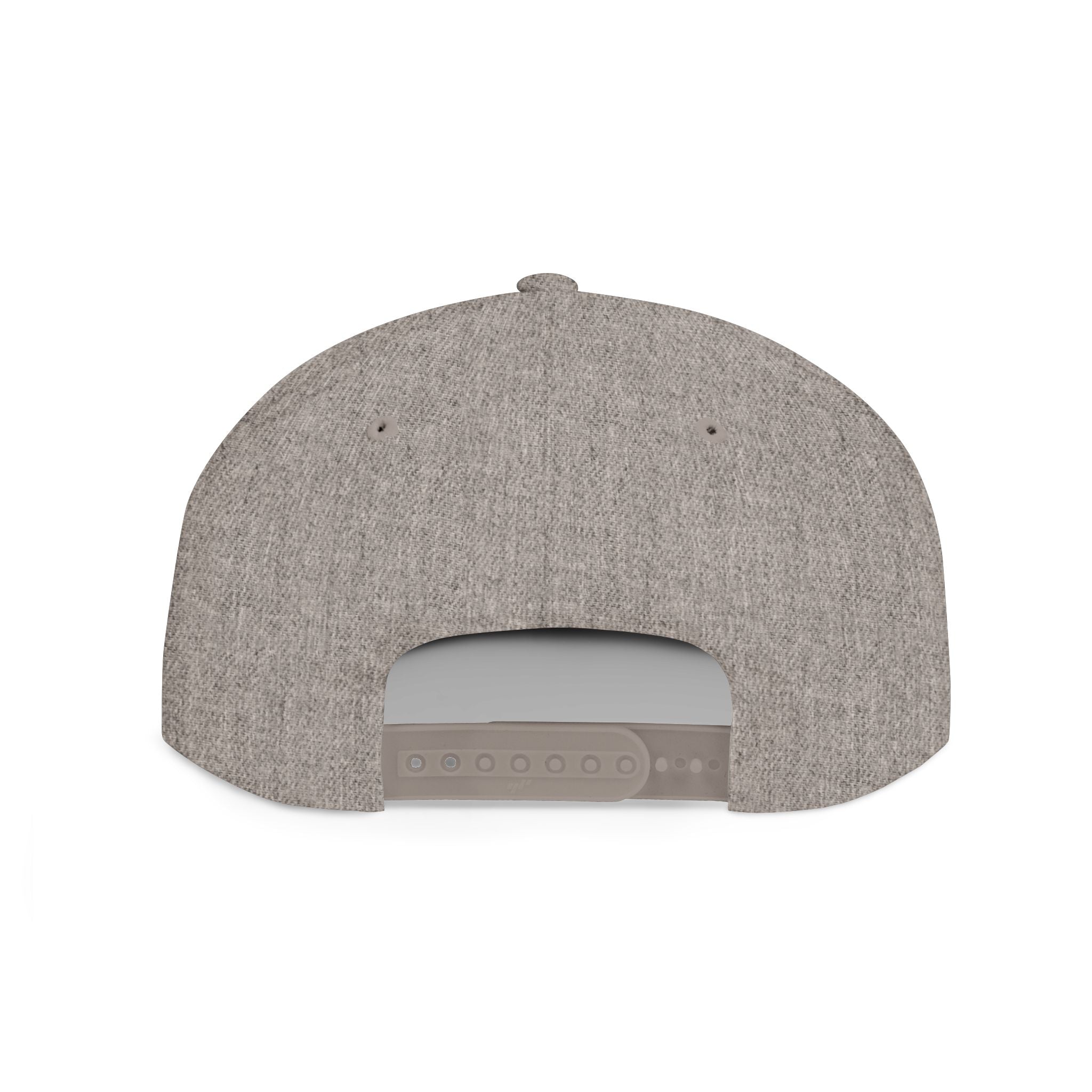Wag On Snapback Hat — Embroidered Howling Dog Flat Bill Cap