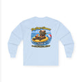 Cairn Terrier Dog Days of Summer Inner Tube Long Sleeve T Shirt Beach Collection Floating Dog Graphic Tee Wag On BarkingDog Shop