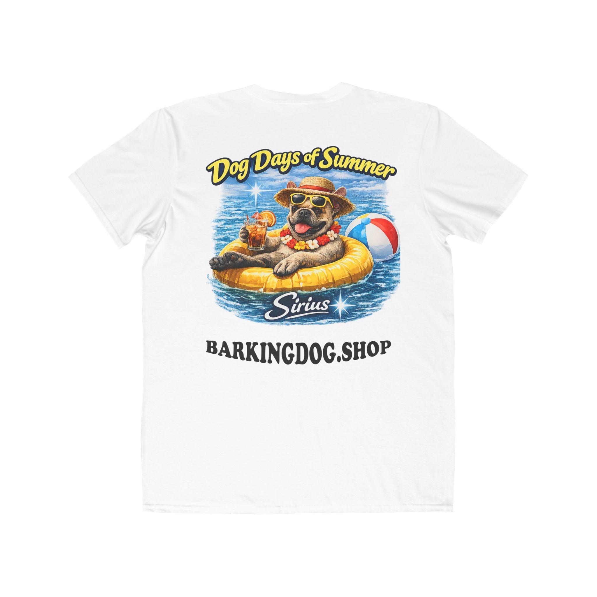 French Bulldog Inner Tube T-Shirt Wag On™ Dog Days of Summer