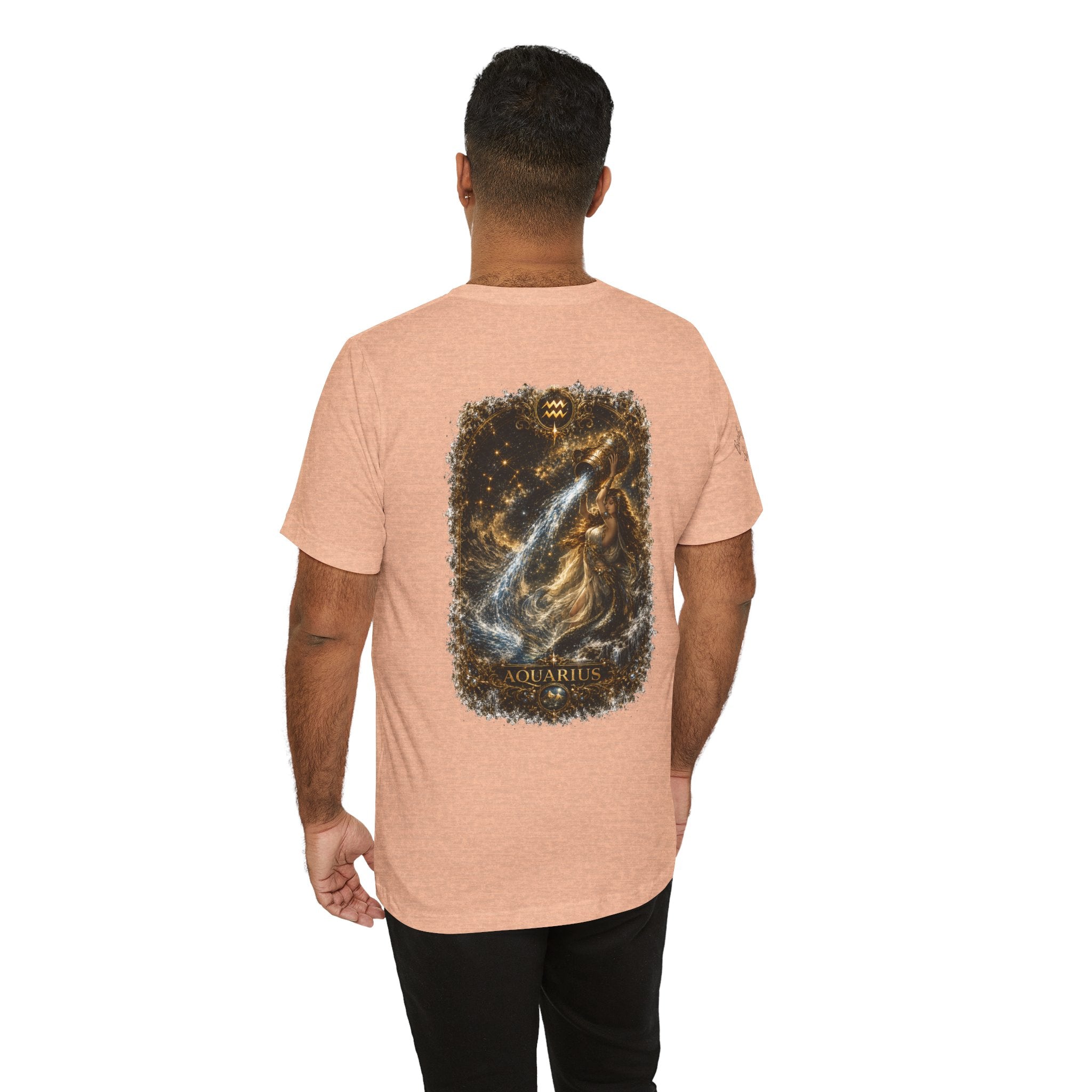 Aquarius Zodiac Tee — Constellation Water Bearer Graphic T-Shirt