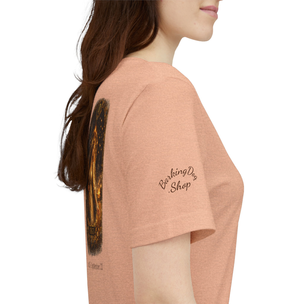 Virgo Zodiac Tee — Illustrated Virgo Goddess Astrology T-Shirt