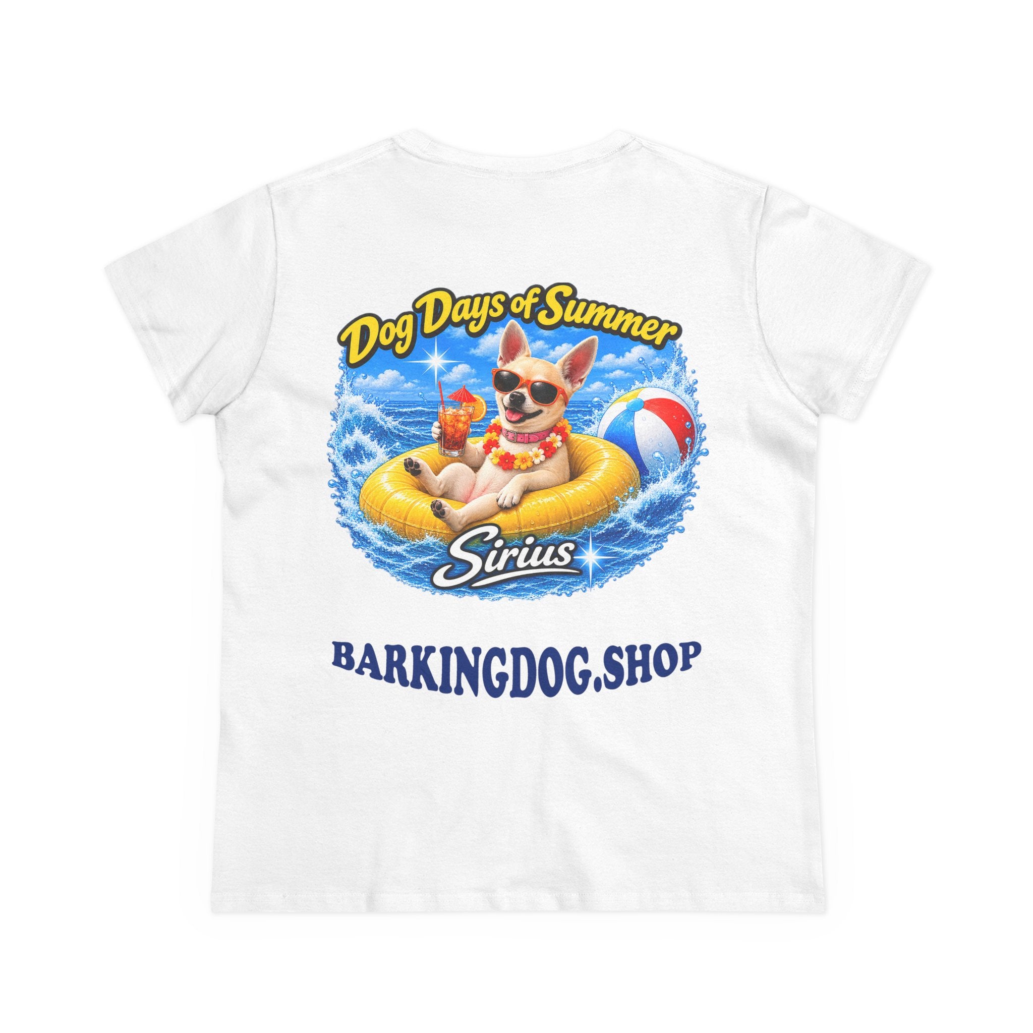 Chihuahua Inner Tube T Shirt Dog Days Of Summer Beach Dog Lover Graphic Tee Wag On BarkingDog Shop