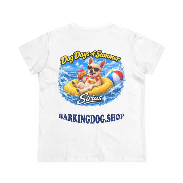 Chihuahua Inner Tube T Shirt Dog Days Of Summer Beach Dog Lover Graphic Tee Wag On BarkingDog Shop