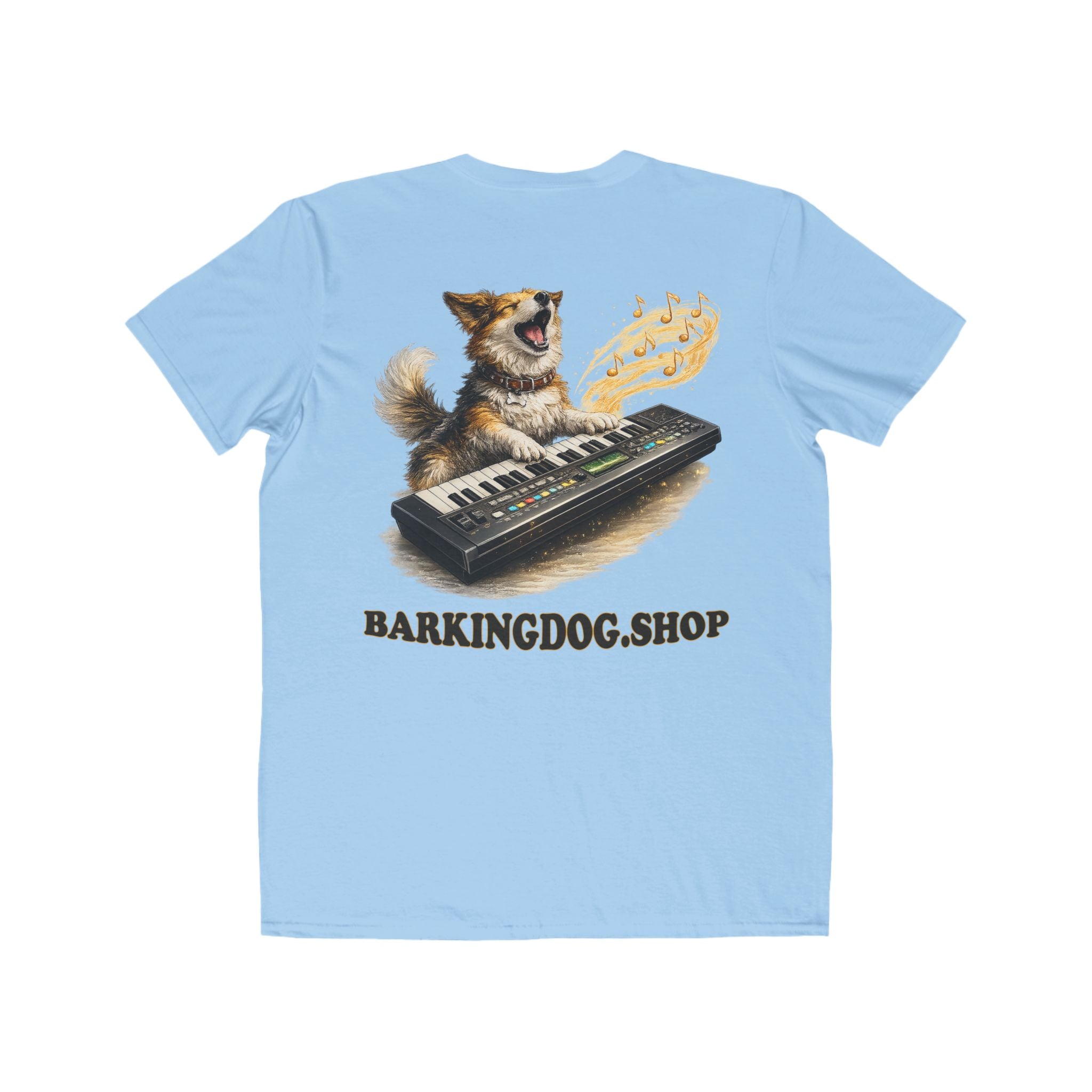 Piano Dog T Shirt Music Collection Funny Dog Piano Music Graphic Tee Wag On BarkingDog Shop