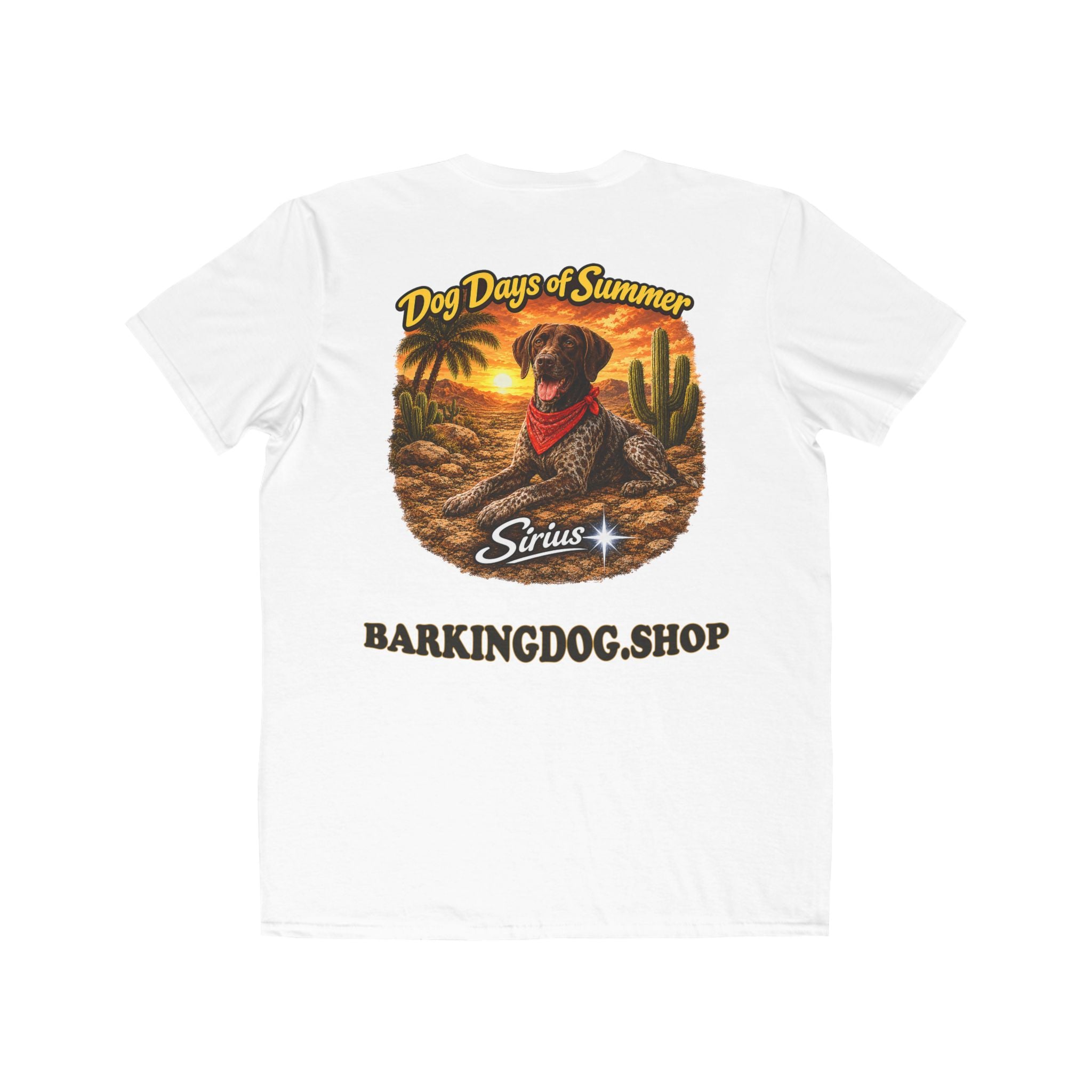 German Shorthair Pointer Cactus T-Shirt Wag On™ Dog Days of Summer