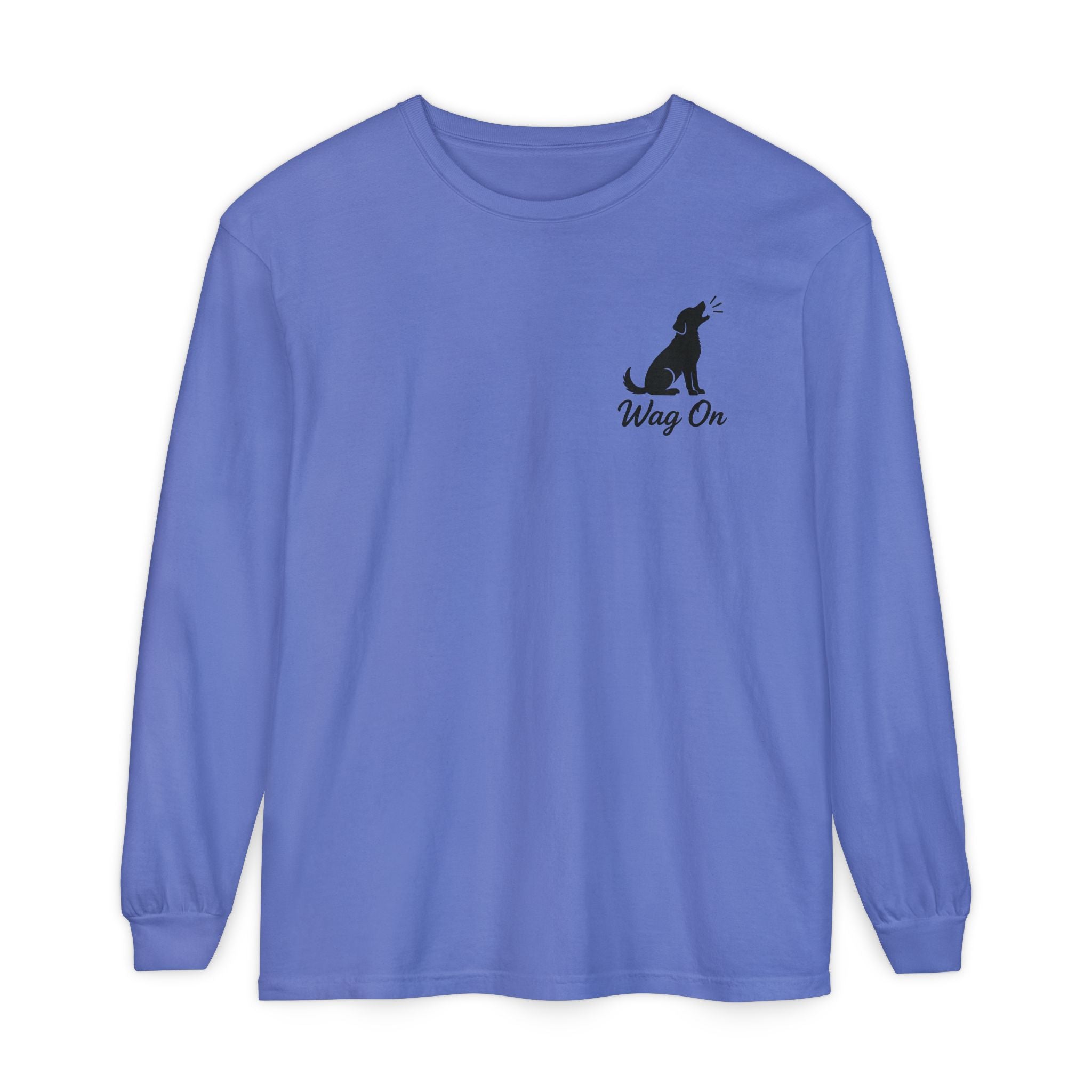 Freedom 250 Grand Prix Long Sleeve T-Shirt — "Wag On" Dog Rally Race Tee