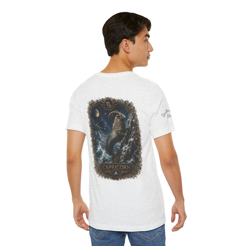 Capricorn Zodiac T-Shirt — Mythic Sea Goat Astrology Tee