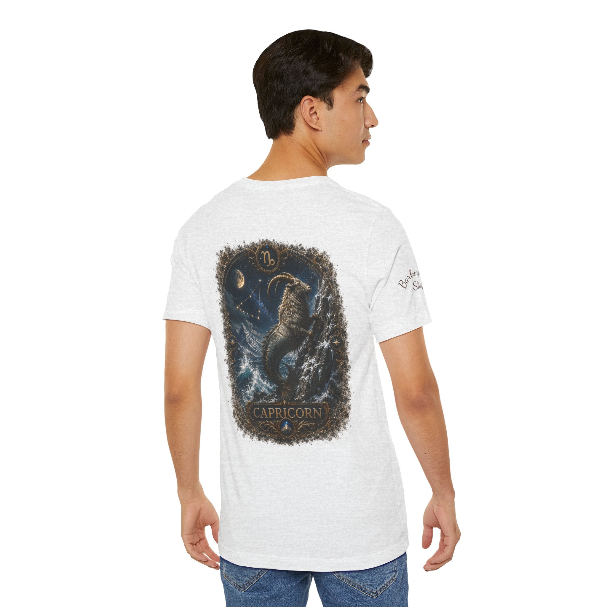 Capricorn Zodiac T-Shirt — Mythic Sea Goat Astrology Tee