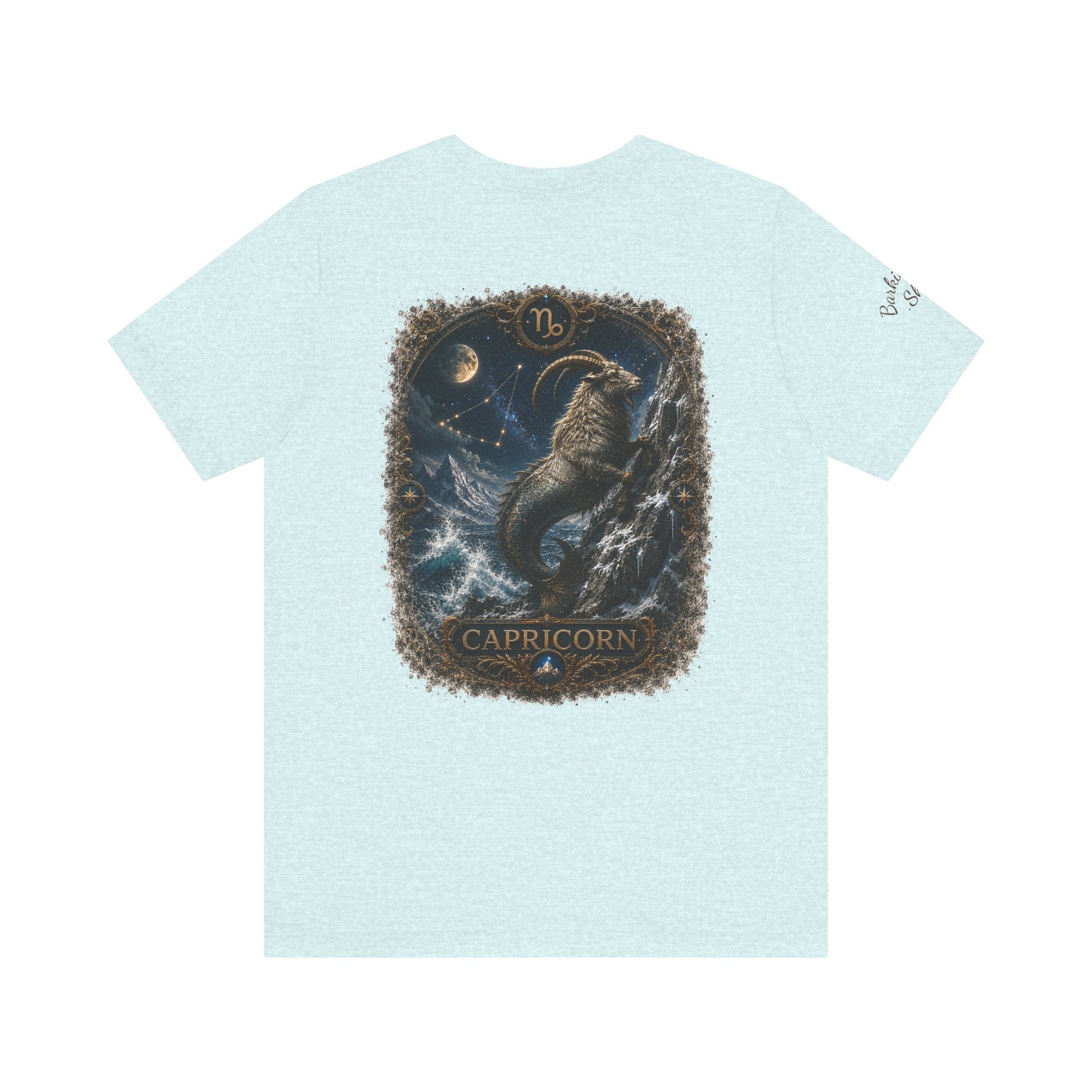 Capricorn Zodiac T-Shirt — Mythic Sea Goat Astrology Tee