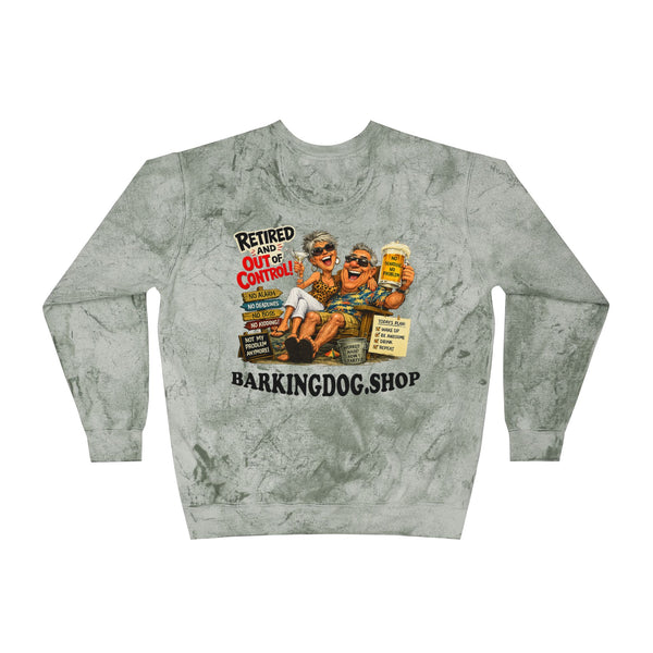 Retired and Out of Control – Crewneck Sweatshirt