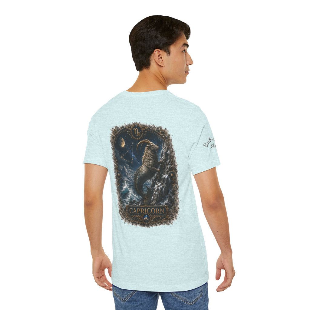 Capricorn Zodiac T-Shirt — Mythic Sea Goat Astrology Tee