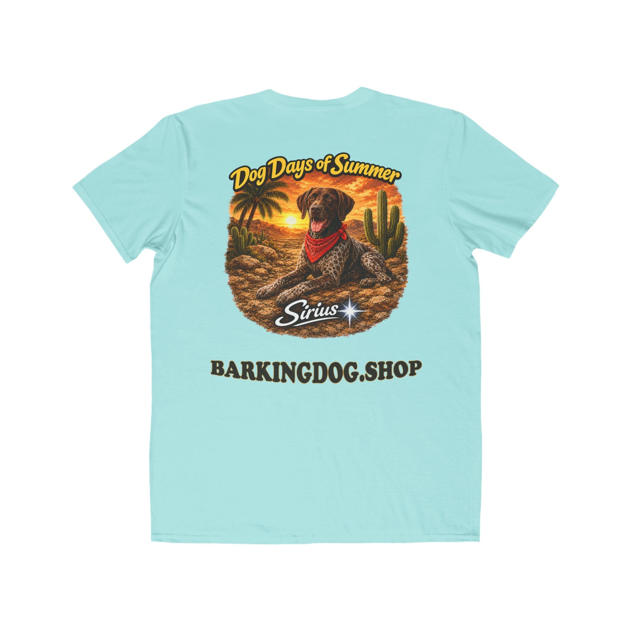 German Shorthair Pointer Cactus T-Shirt Wag On™ Dog Days of Summer