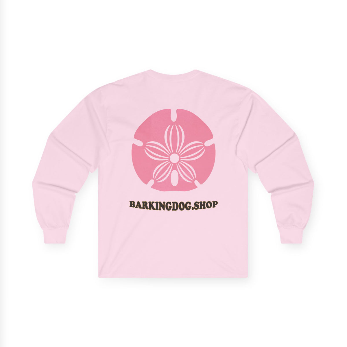 Sand Dollar Long Sleeve T Shirt Beach Shell Collection Coastal Beach Graphic Tee Wag On BarkingDog Shop