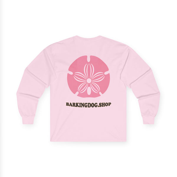 Sand Dollar Long Sleeve T Shirt Beach Shell Collection Coastal Beach Graphic Tee Wag On BarkingDog Shop