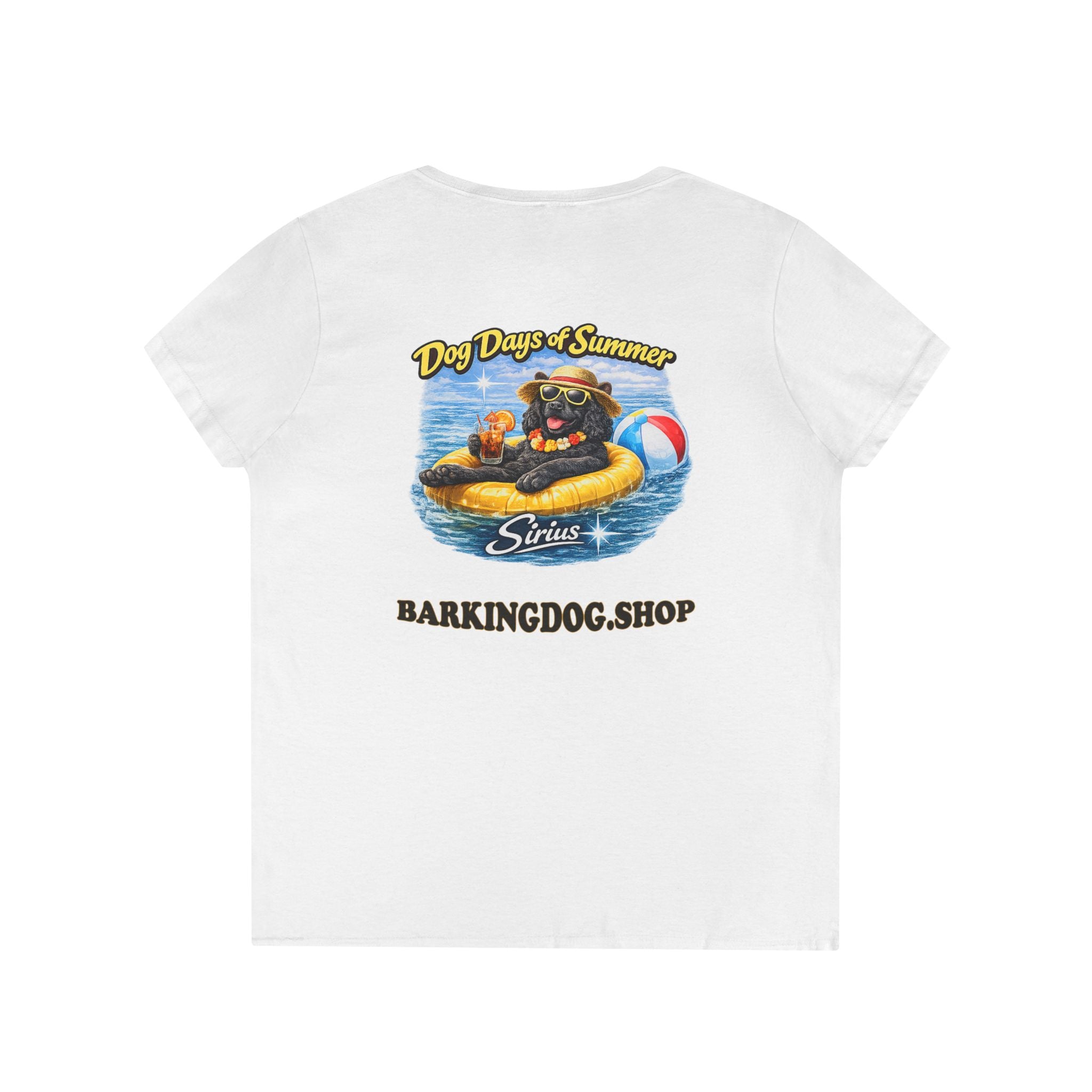 Cocker Spaniel Dog Inner Tube T-Shirt Wag On™ Dog Days of Summer