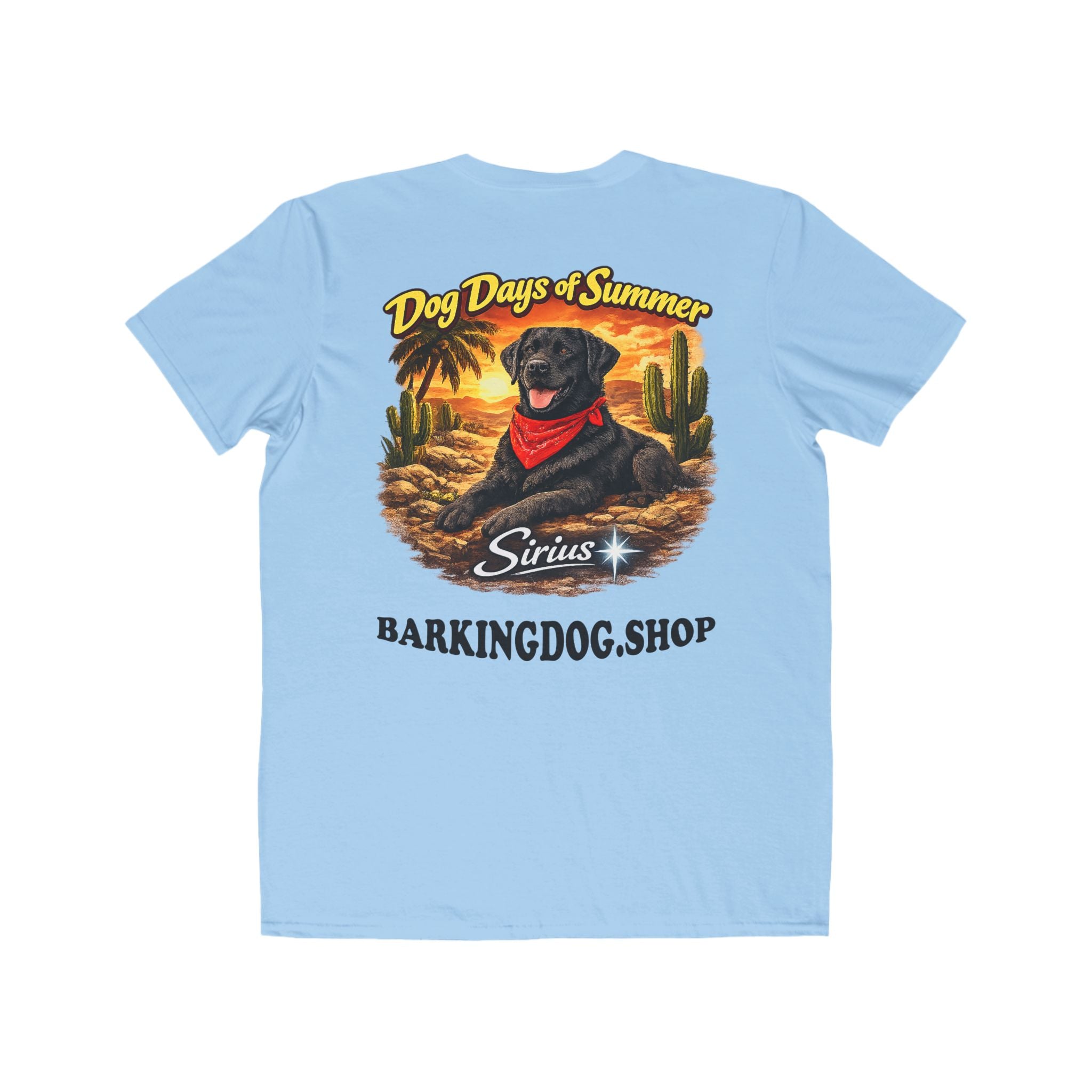 Black Labrador Cactus T-Shirt Wag On™ Dog Days of Summer