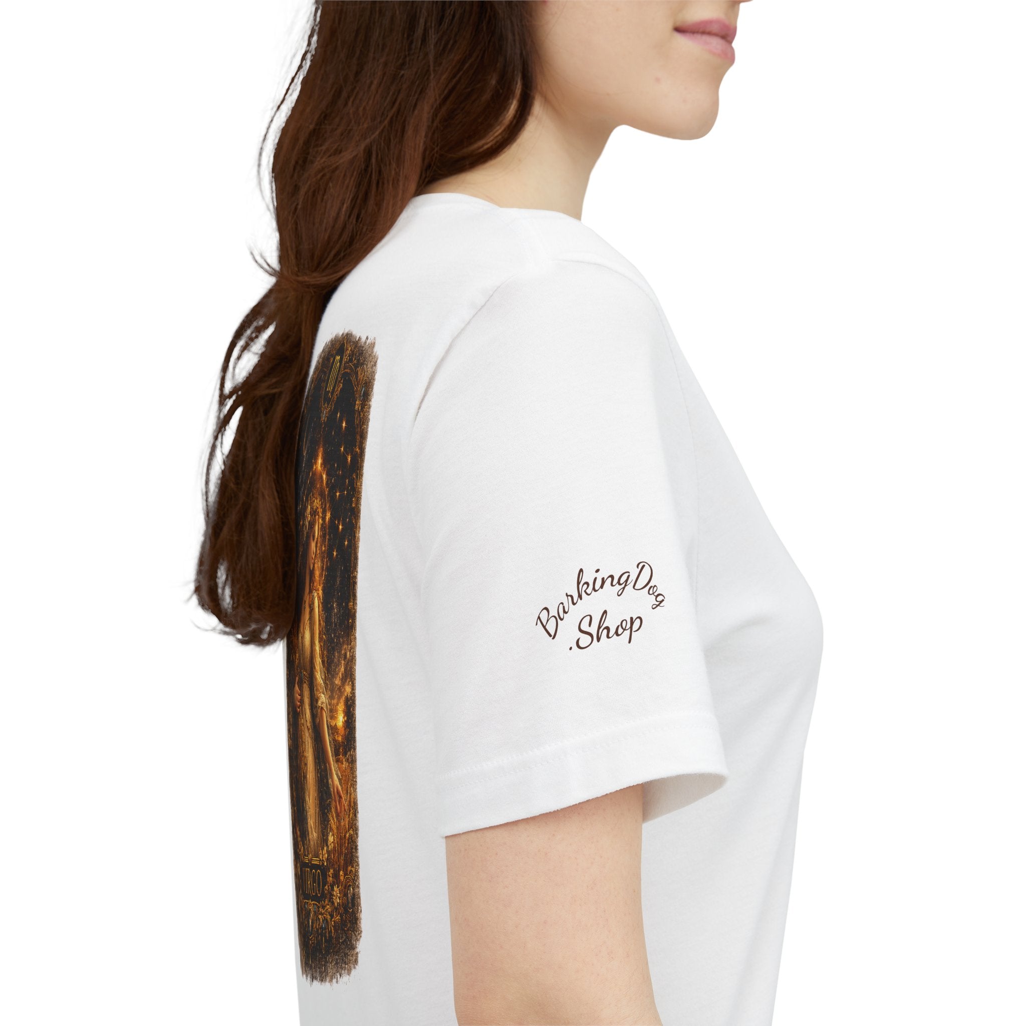 Virgo Zodiac Tee — Illustrated Virgo Goddess Astrology T-Shirt