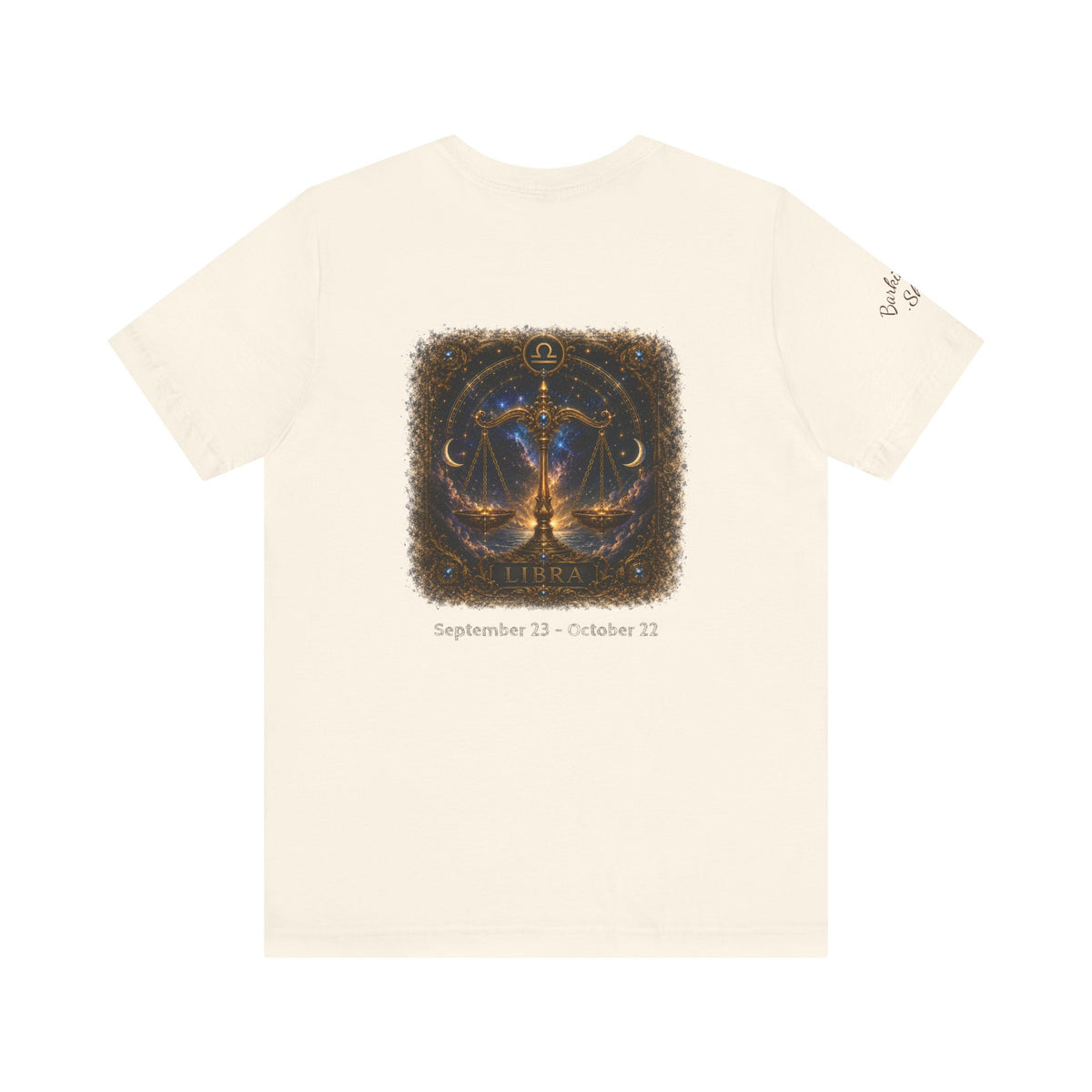 Libra Zodiac T-Shirt — Astrological Scales Graphic Tee