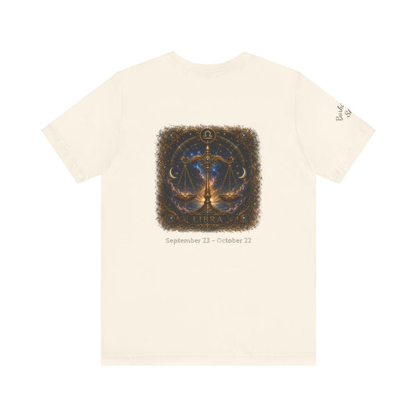 Libra Zodiac T-Shirt — Astrological Scales Graphic Tee