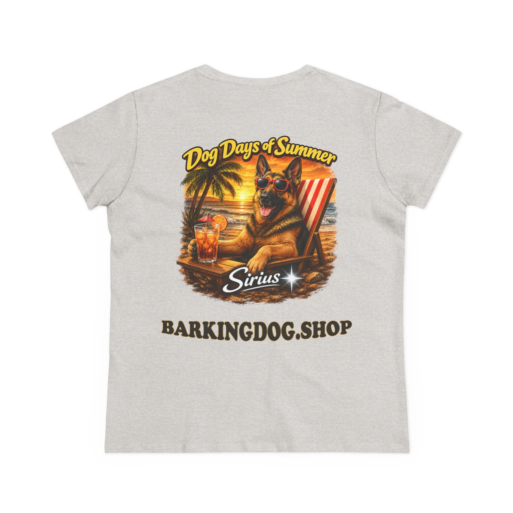German Shepherd Dog Beach Chair T-Shirt Wag On™ Dog Days of Summer