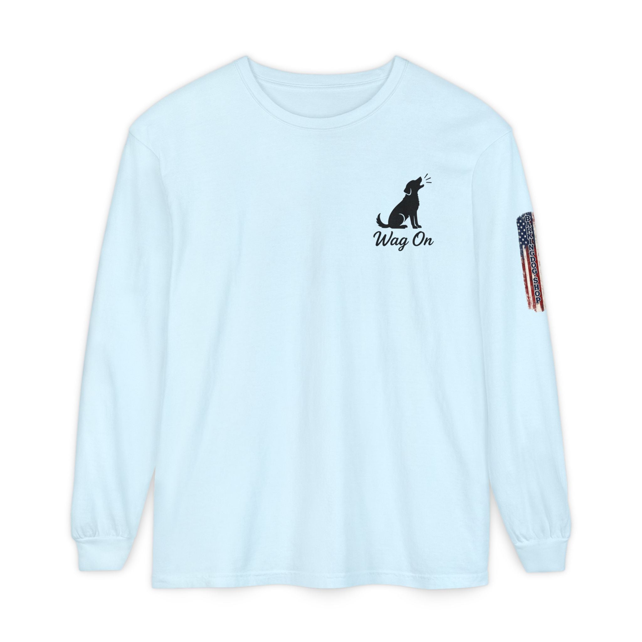New York Knicks 2026 NBA Champions Long Sleeve T‑Shirt — 'Wag On' Dog Logo