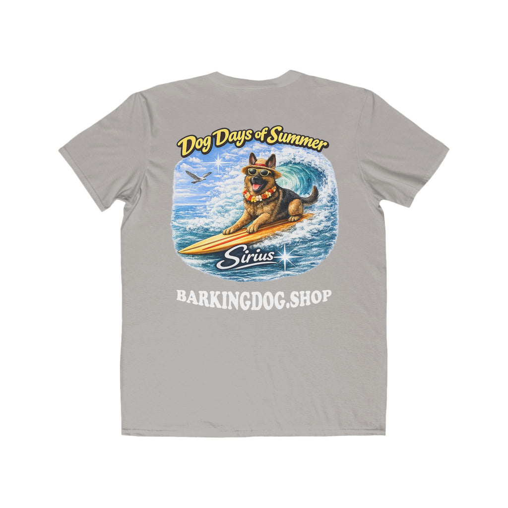 German Shepherd Surfboard T-Shirt Wag On™ Dog Days of Summer