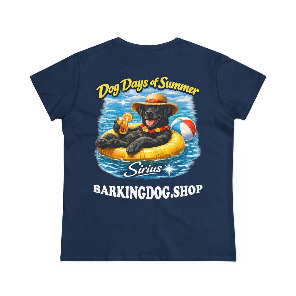 Black Labrador Dog Inner Tube T-Shirt Wag On™ Dog Days of Summer