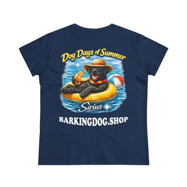 Black Labrador Dog Inner Tube T-Shirt Wag On™ Dog Days of Summer