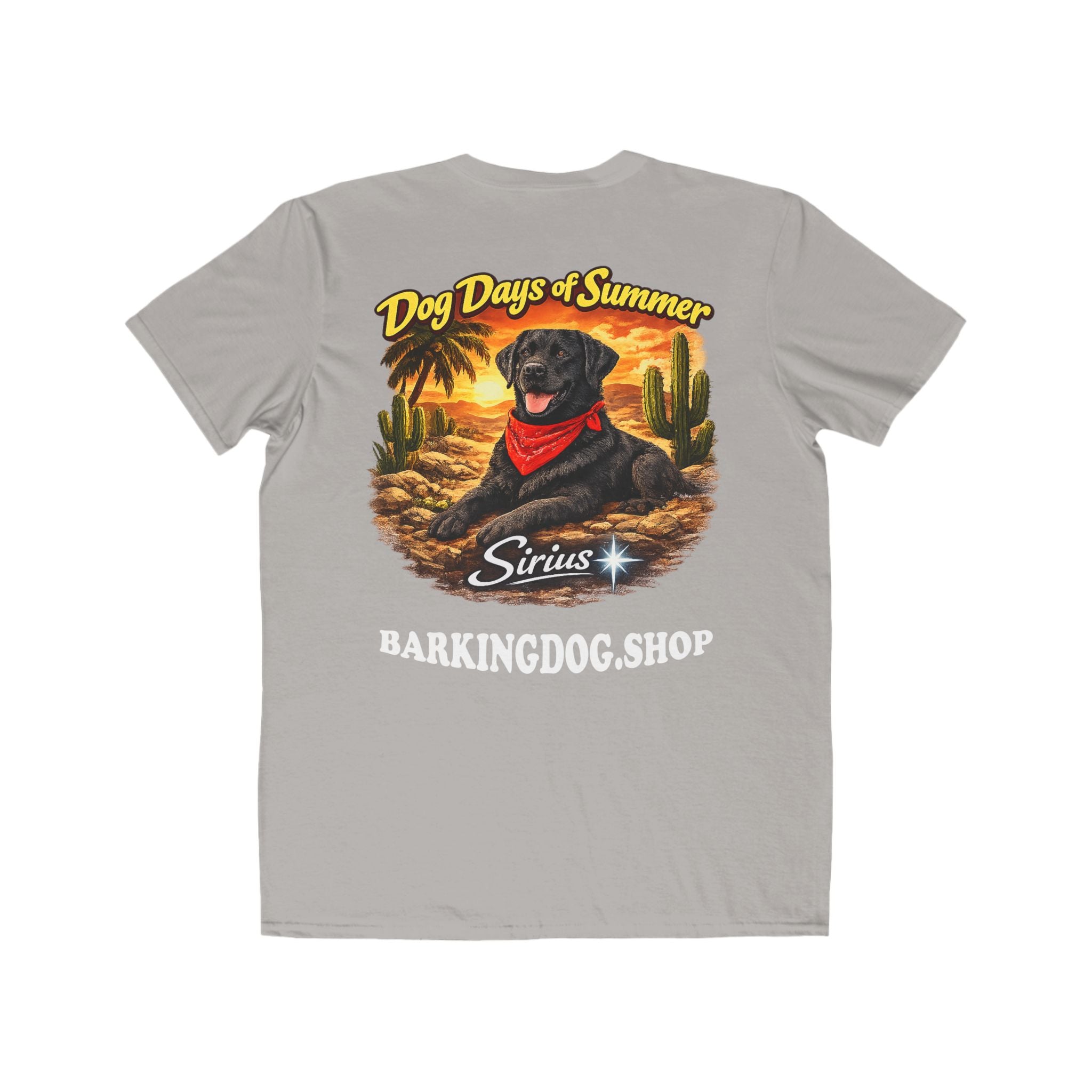 Black Labrador Cactus T-Shirt Wag On™ Dog Days of Summer