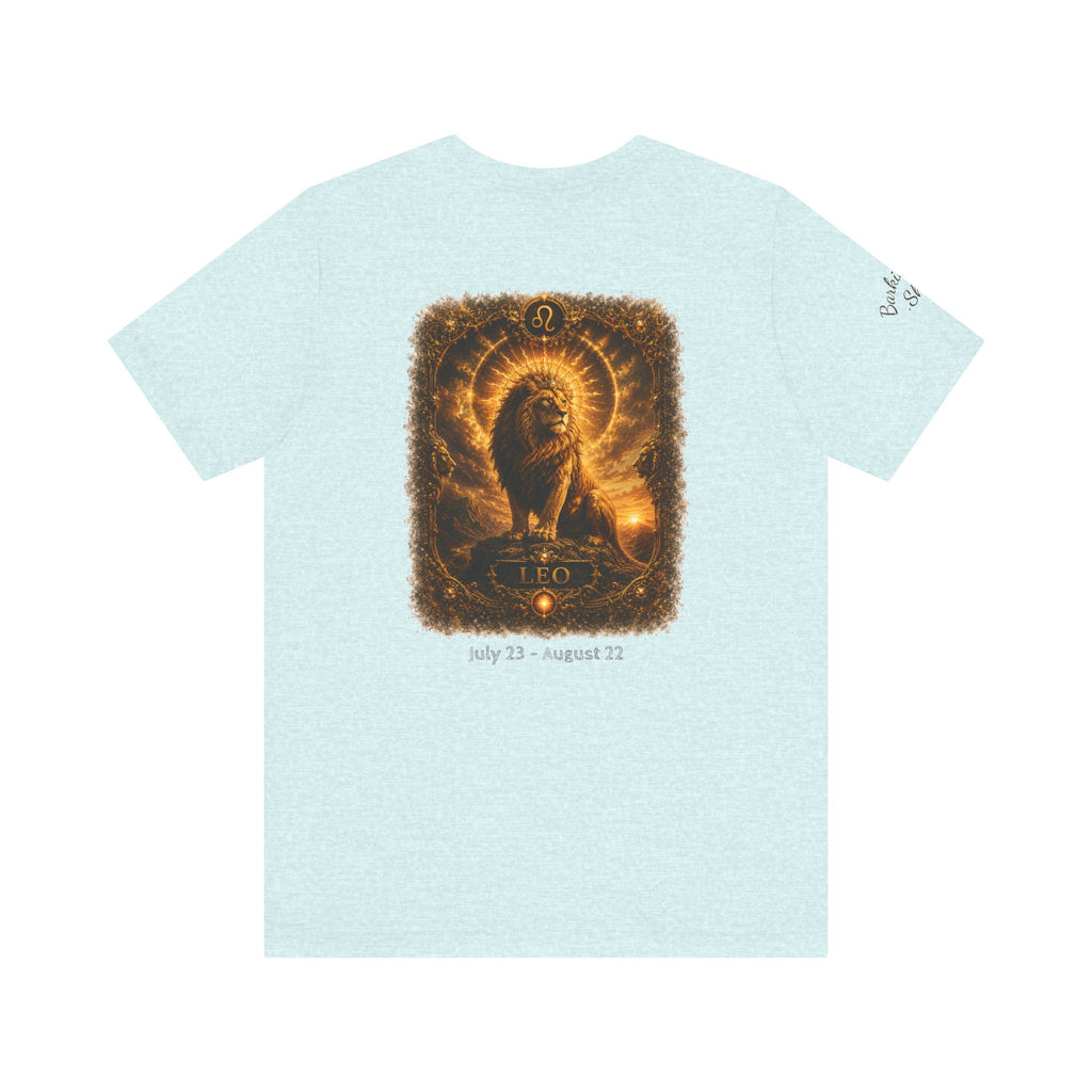 Leo Zodiac T Shirt Horoscope Collection Lion Graphic Tee Wag On BarkingDog Shop