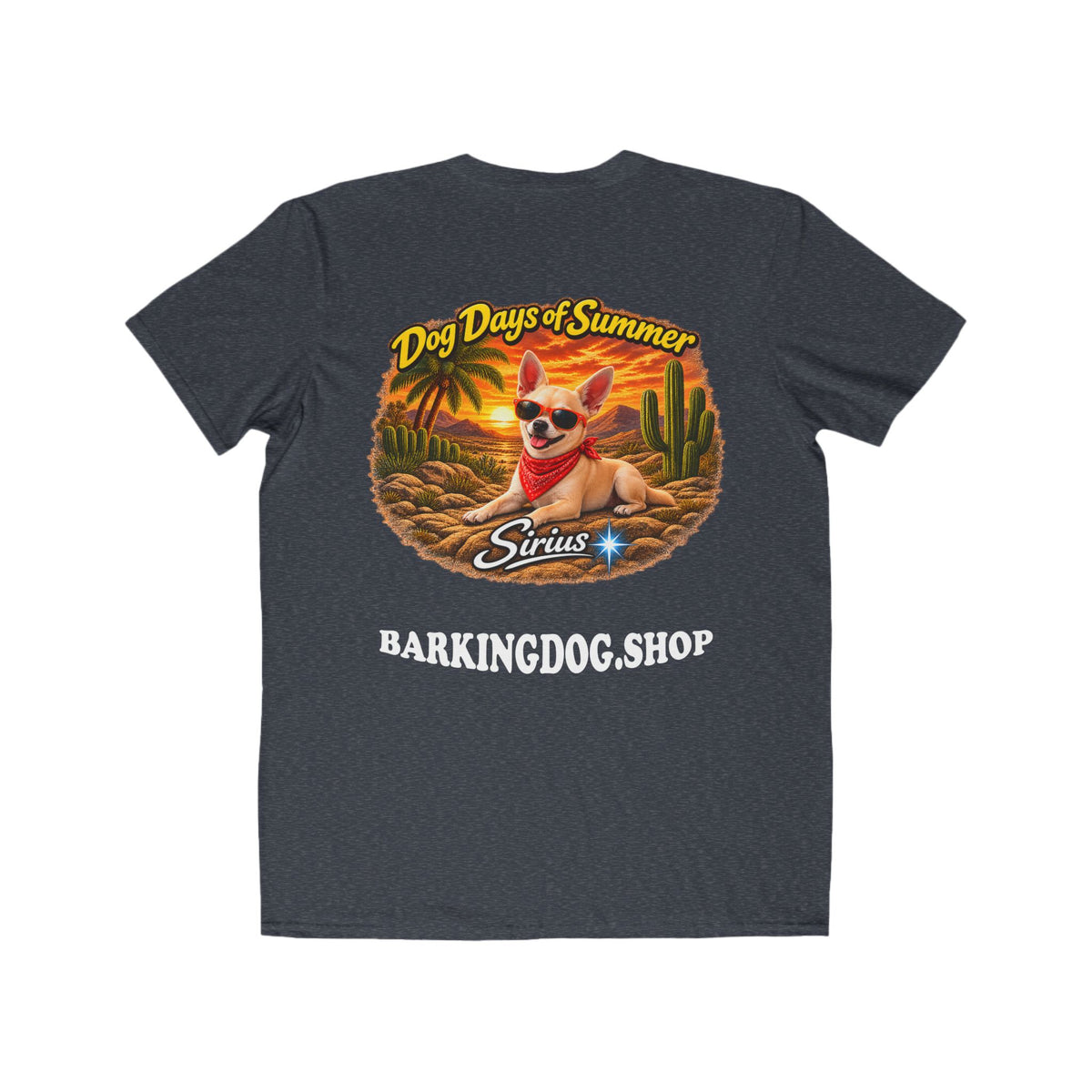 Chihuahua Cactus T Shirt Dog Days Of Summer Beach Dog Lover Graphic Tee Wag On BarkingDog Shop