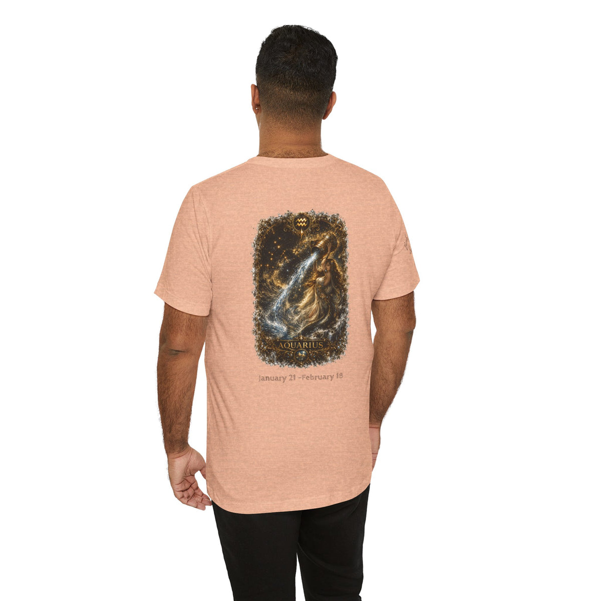Aquarius Zodiac Tee — Constellation Water Bearer Graphic T-Shirt