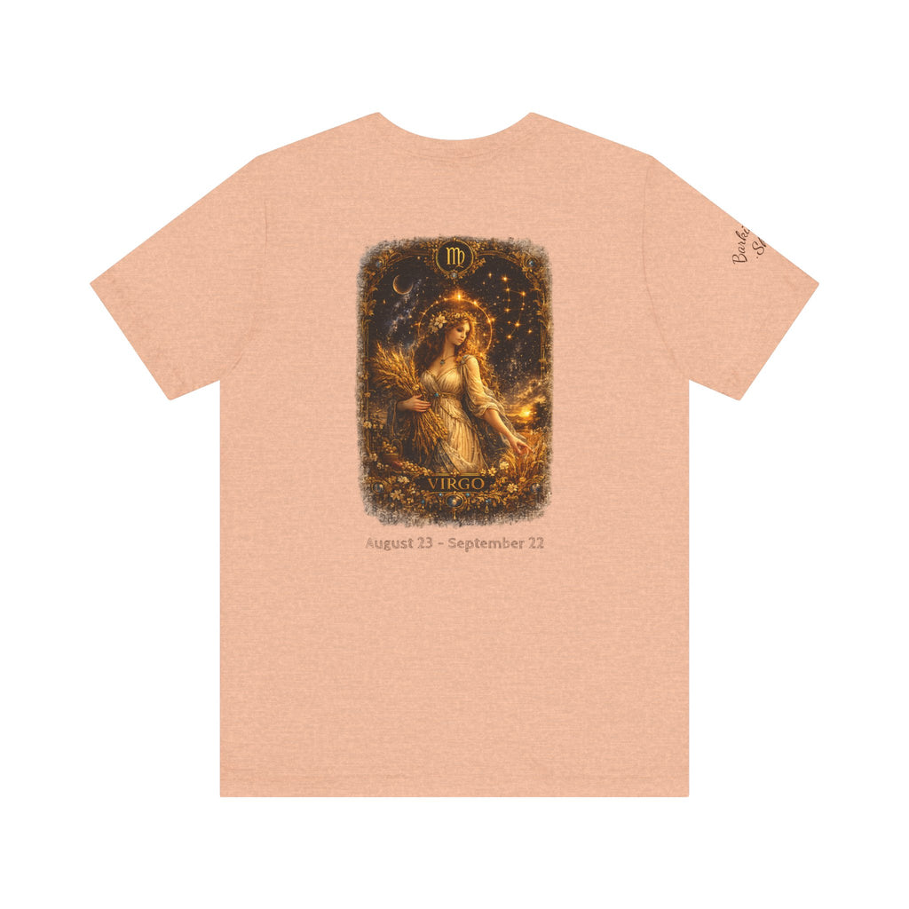 Virgo Zodiac Tee — Illustrated Virgo Goddess Astrology T-Shirt