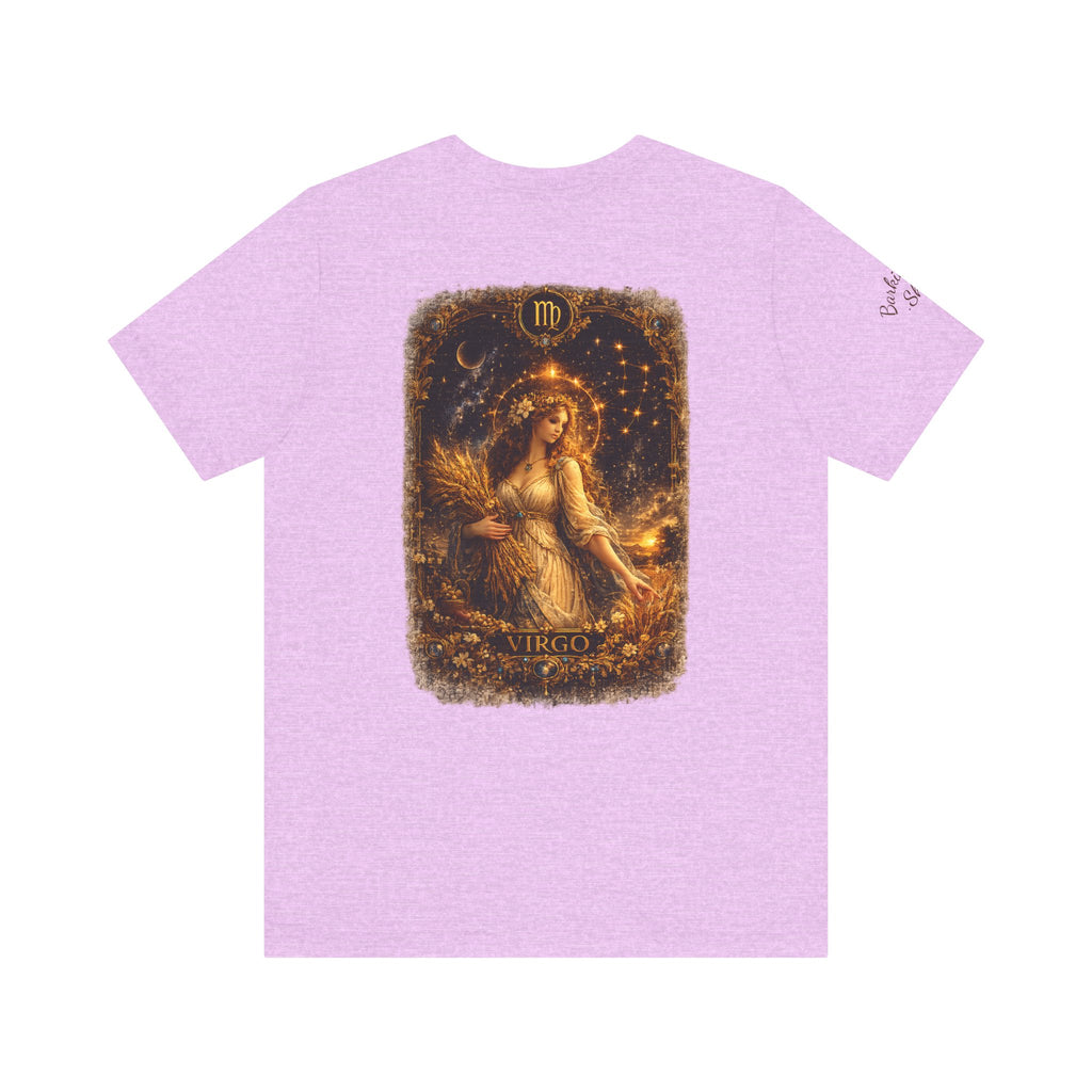 Virgo Zodiac Tee — Illustrated Virgo Goddess Astrology T-Shirt