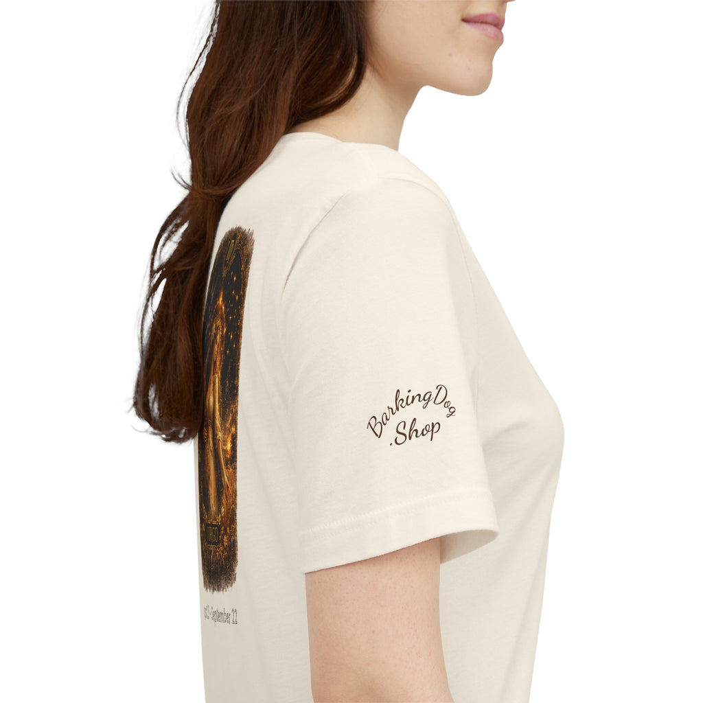 Virgo Zodiac Tee — Illustrated Virgo Goddess Astrology T-Shirt