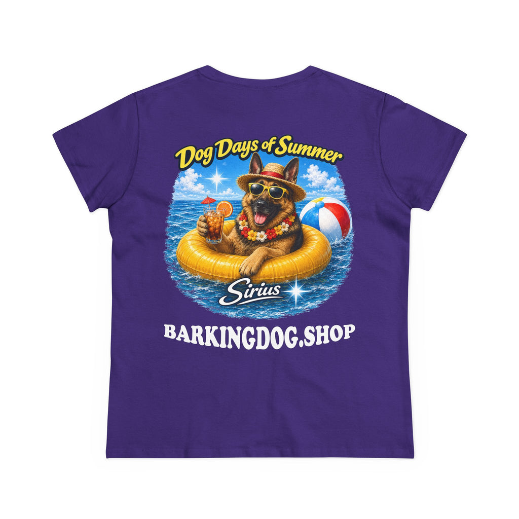 German Shepherd Inner Tube T-Shirt Wag On™ Dog Days of Summer