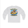 French Bulldog Dog Days of Summer Inner Tube Long Sleeve T Shirt Beach Collection Floating Dog Graphic Tee Wag On BarkingDog Shop