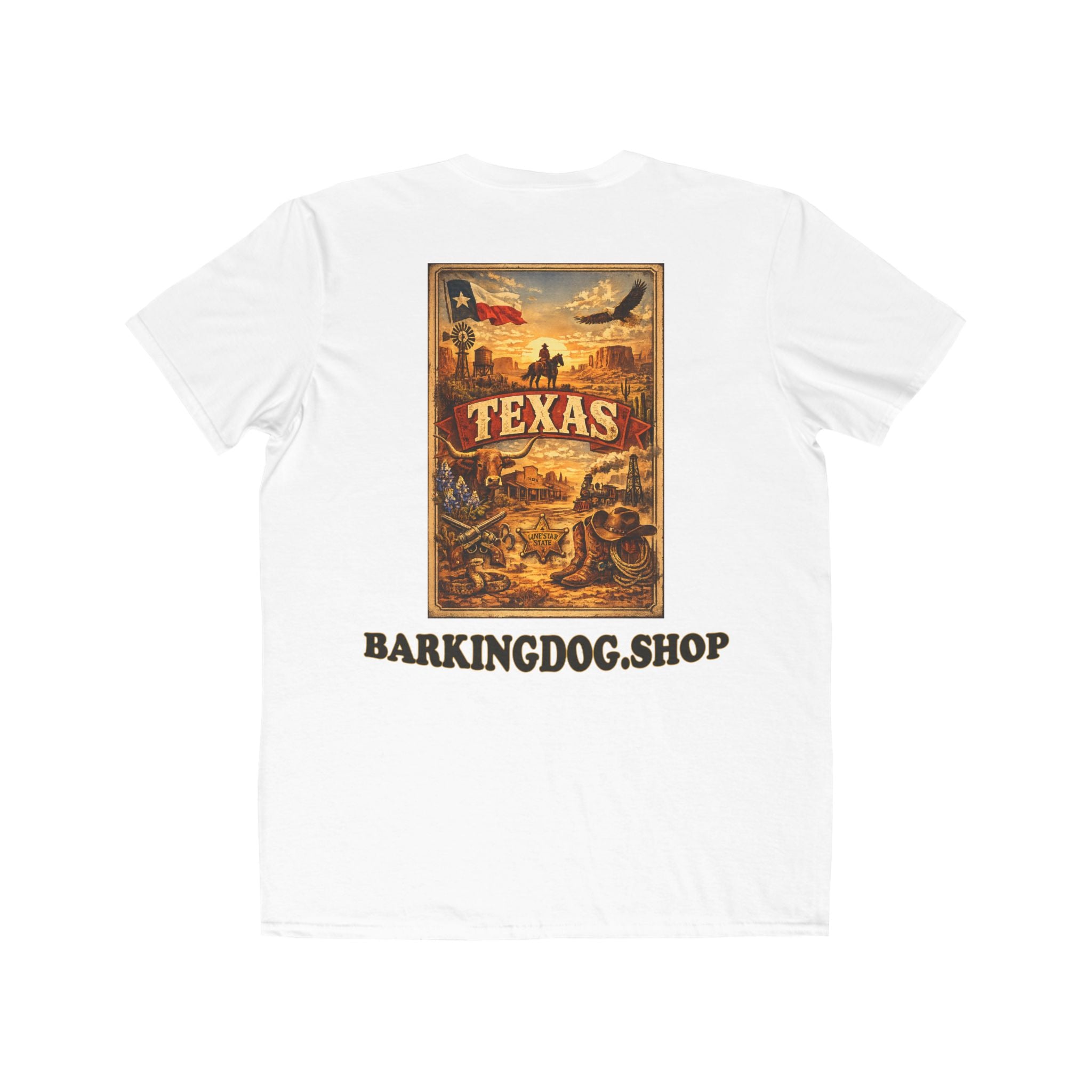 Texas Vintage Poster Tee —Western Graphic T-Shirt