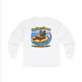 Cairn Terrier Dog Days of Summer Inner Tube Long Sleeve T Shirt Beach Collection Floating Dog Graphic Tee Wag On BarkingDog Shop