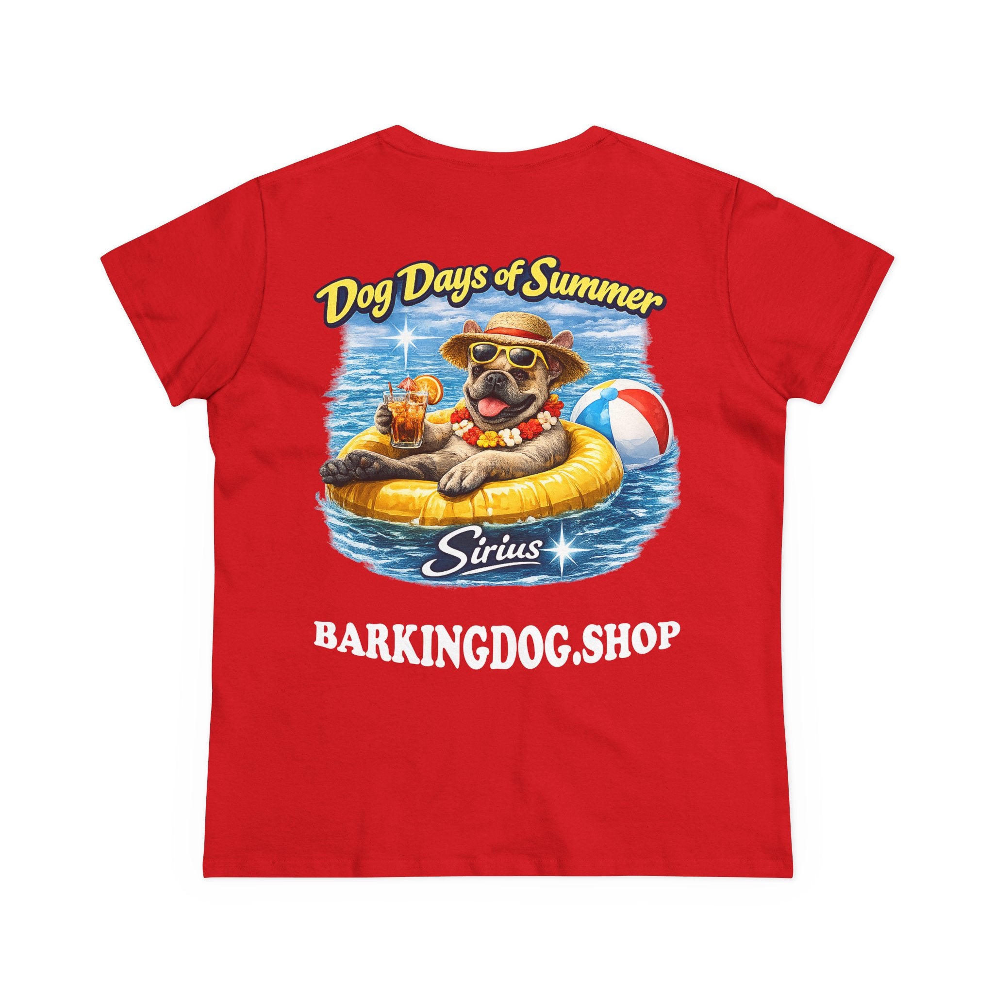 French Bull Dog Inner Tube T-Shirt Wag On™ Dog Days of Summer