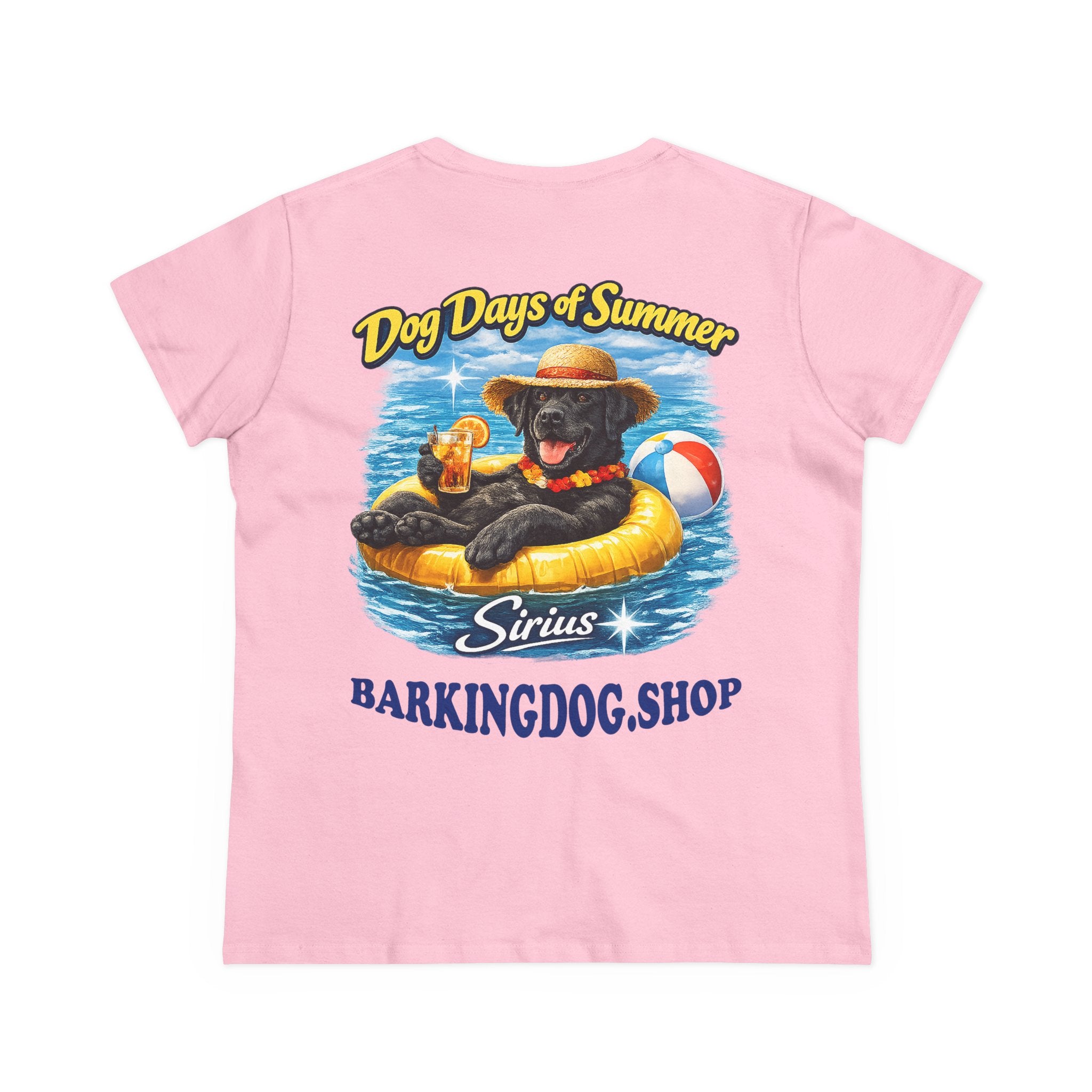 Black Labrador Dog Inner Tube T-Shirt Wag On™ Dog Days of Summer
