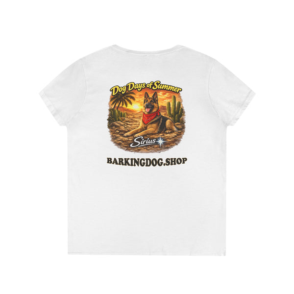 German Shepherd Dog Cactus T-Shirt Wag On™ Dog Days of Summer