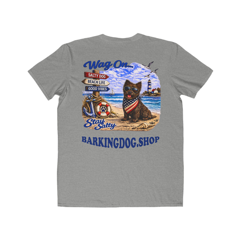 Cairn Terrier Dog Beach T Shirt Wag On™ Stay Salty