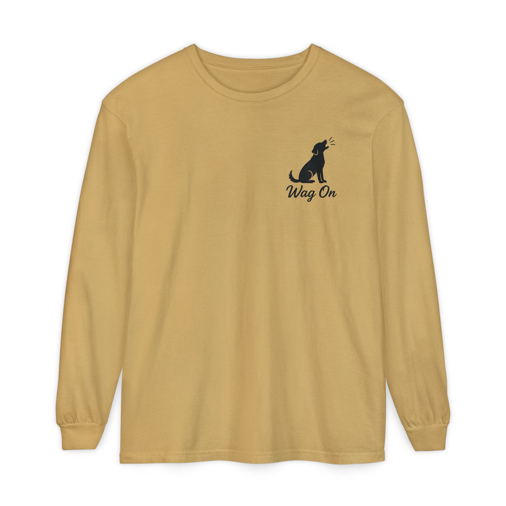 Freedom 250 Grand Prix Long Sleeve T-Shirt — "Wag On" Dog Rally Race Tee